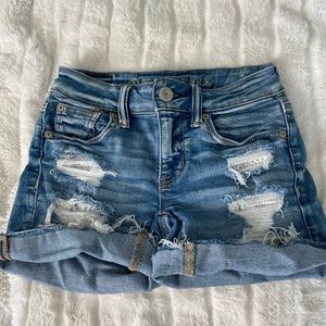 jean shorts from american eagle!